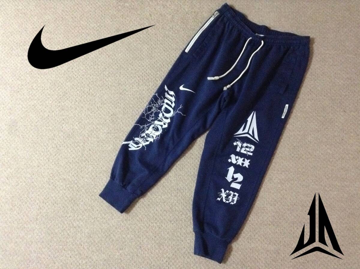 ★中古★ナイキ ジャ・モラント スウェット ジョガー パンツ 紺 ネイビー XLサイズ DRI-FIT Standard Issue JA NIKE FN2995-410