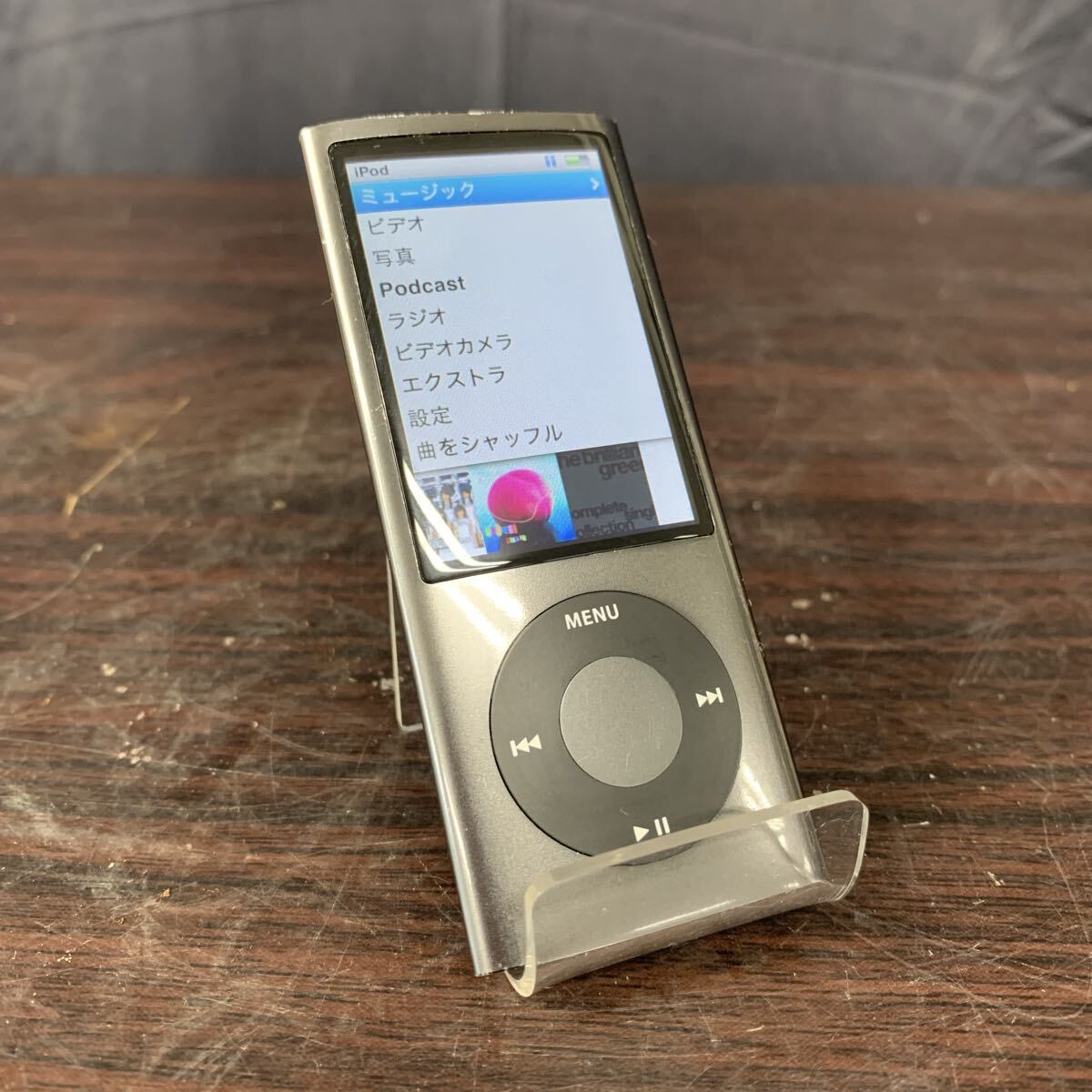 Apple アップル iPod nano 第5世代 8GB ブラック A1320 PC031J/A 音出し確認済み オーディオ機器 ポータブルプレーヤー DAP