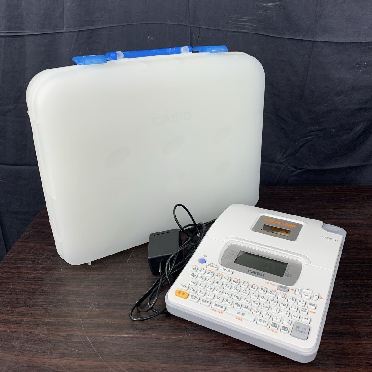 □ CASIO カシオ ラベルライター NAME LAND ネームランド KL-H75 ケース付属 動作確認済み 事務用品