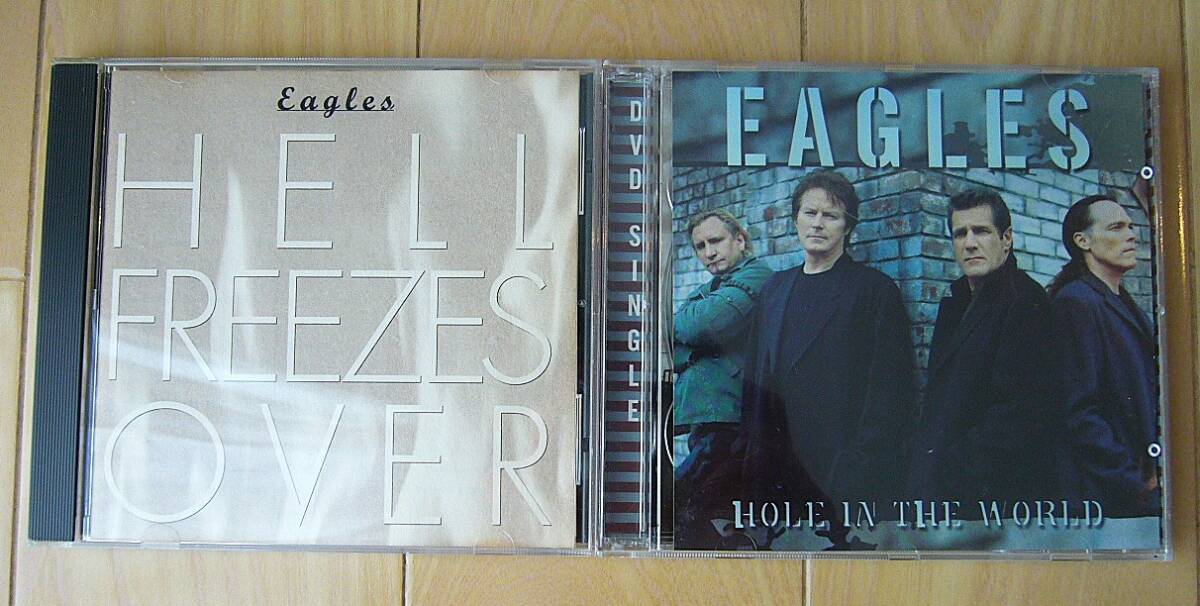 全3枚 DVD CD Eagles イーグルス Hole In The World ホール イン ザ ワールド / HELL FREEZES OVER ヘル・フリーゼス・オーヴァー 輸入盤