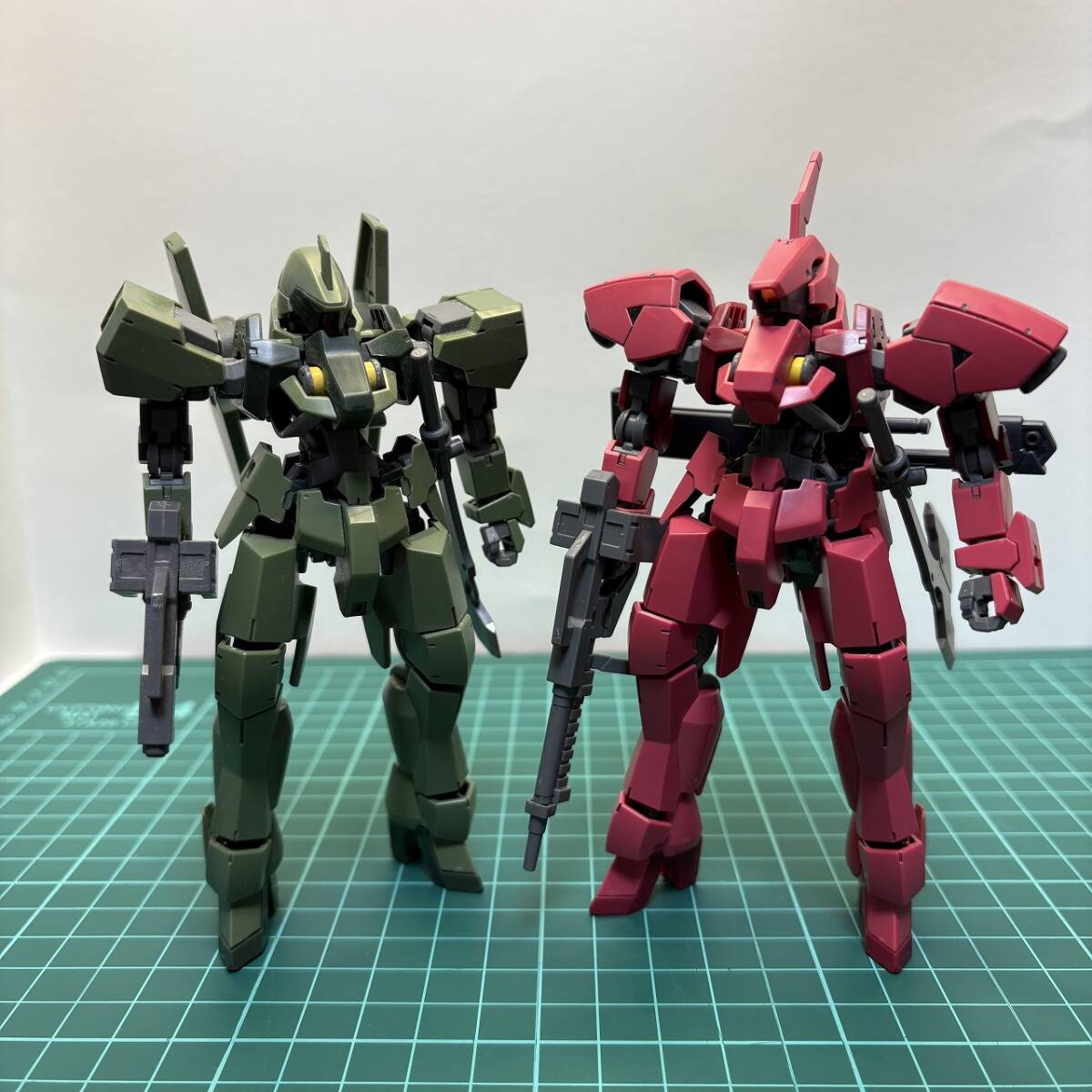 グレイズ&グレイズ改弐(流星号) 1/144 HG ガンプラ 完成品 ジャンク扱