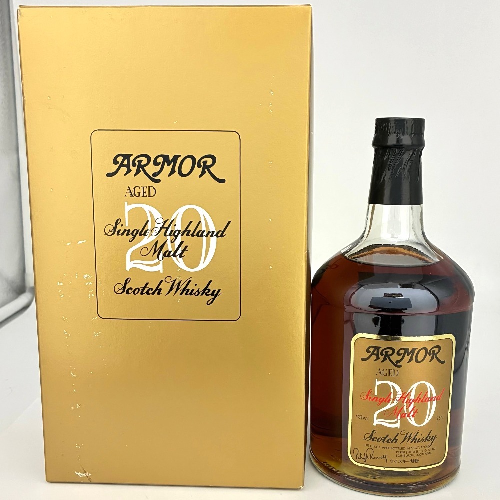 アーマー 20年 シングルモルト 推定グレンファークラス スペイサイド スコッチ 750ml 43% 洋酒 古酒 未開栓 ウイスキー