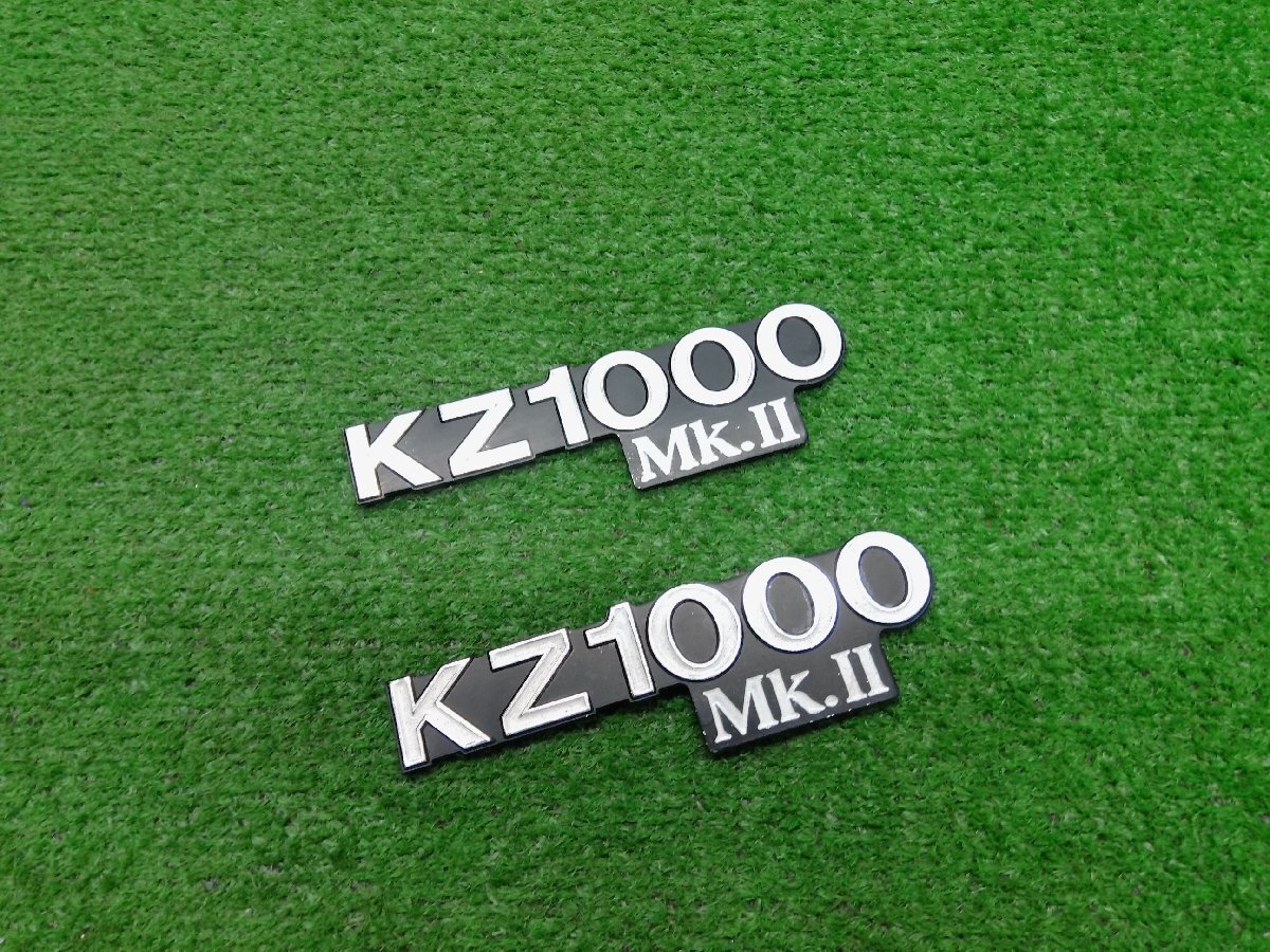 Z8F29 KZ1000MK2 サイドカバー エンブレム 新品保管品 T BHN