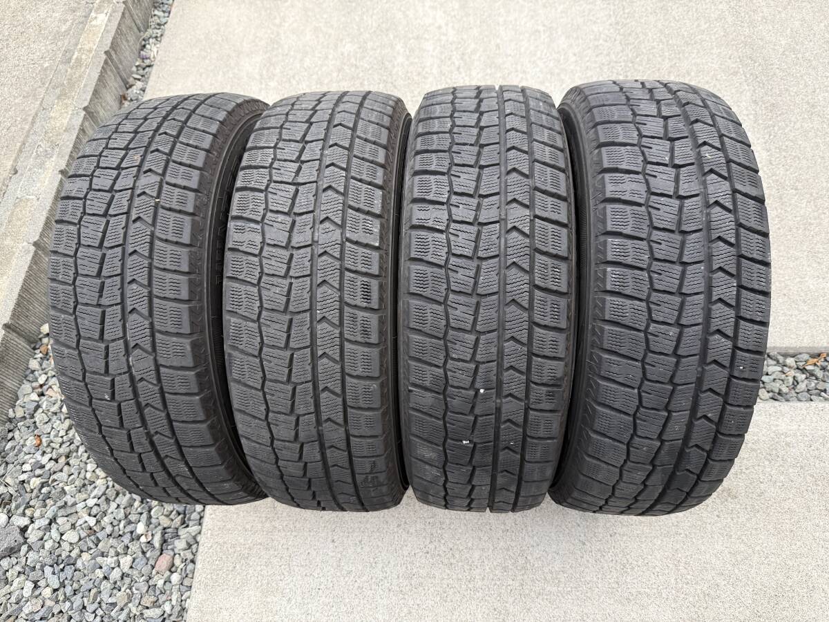 【中古】DUNLOP ダンロップ WINTER MAXX ウインターマックス WM02 195/65R15 91Q 4本 タイヤ スタッドレス