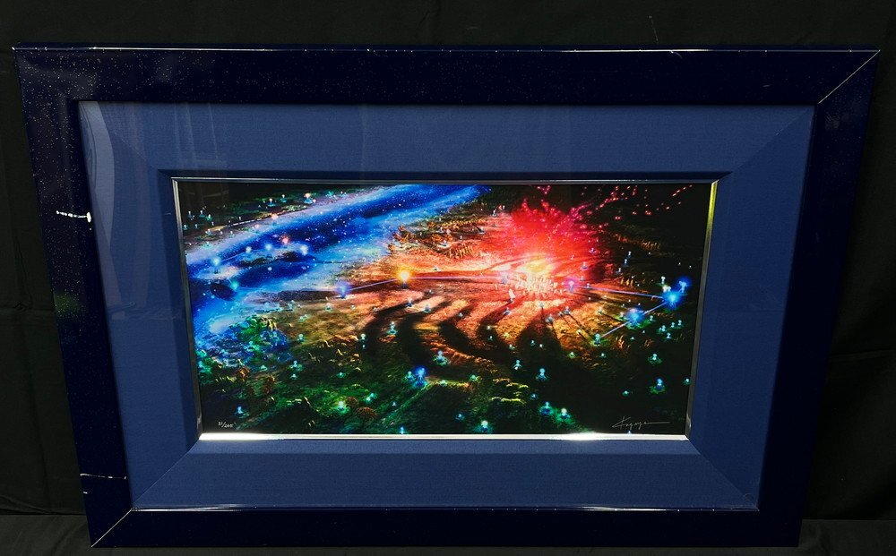 【江】限定 31/245 KAGAYA『蠍の火』ジークレー サイン有 約75.5cm×53cm 古美術品(絵画額装アートコレクション)XZ2356 OTDBvcdr LTABfger