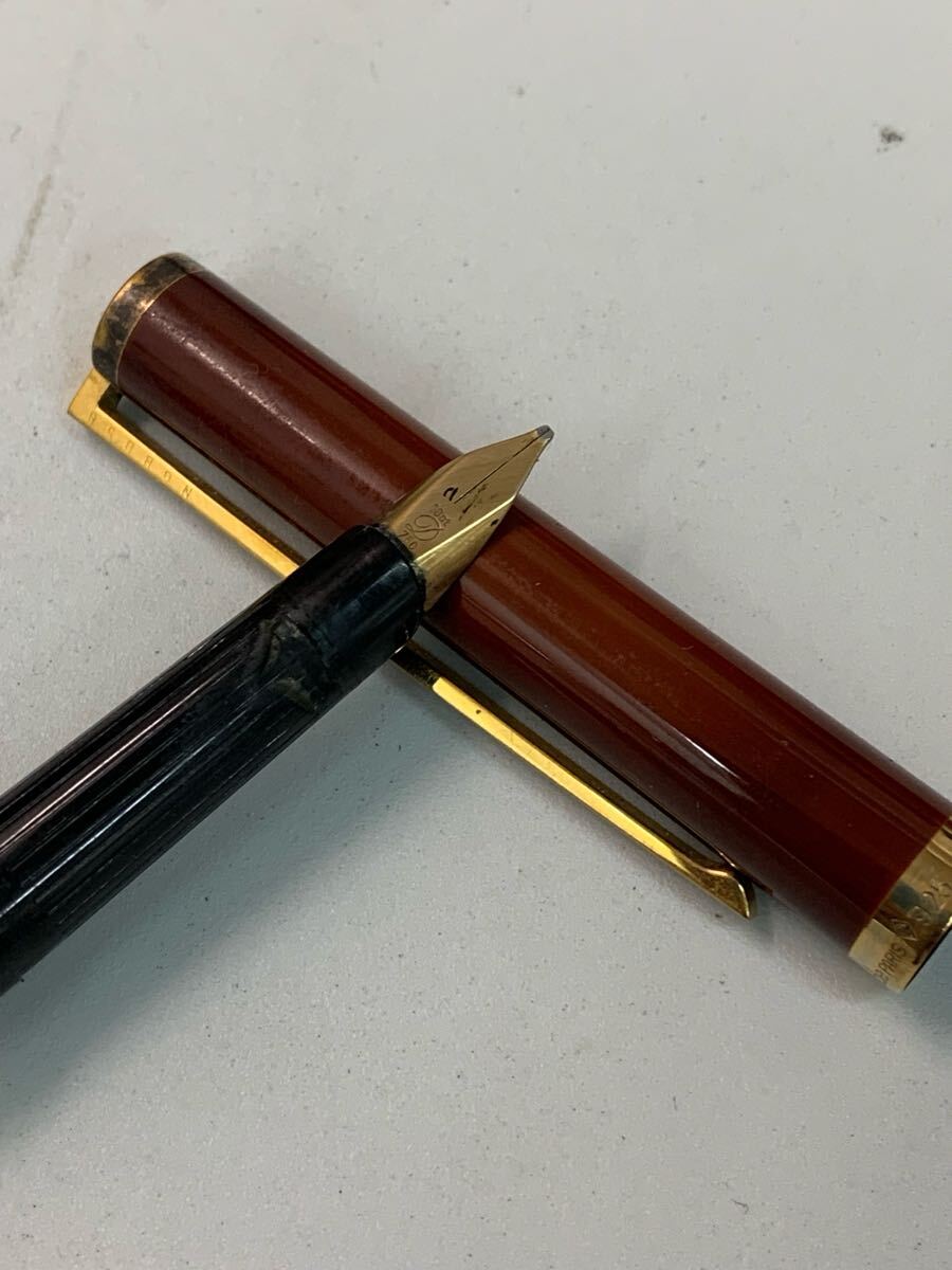 642 デュポン　 万年筆 筆記用具 文房具 ペン先 18K ゴールド