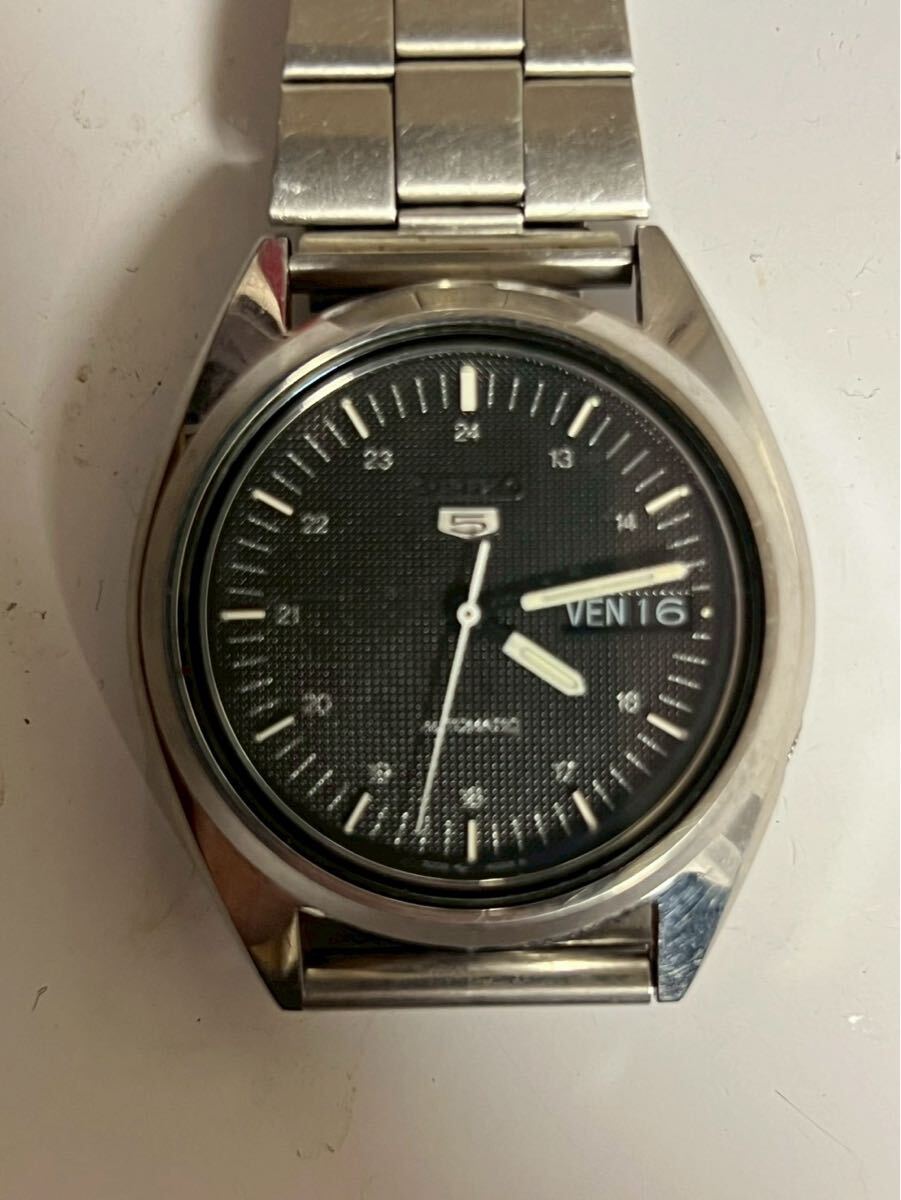 7101 SEIKO セイコー 自動巻き 腕時計 SPORTS 稼働 デイデイト 稼働品 5スポーツ 7009-3040