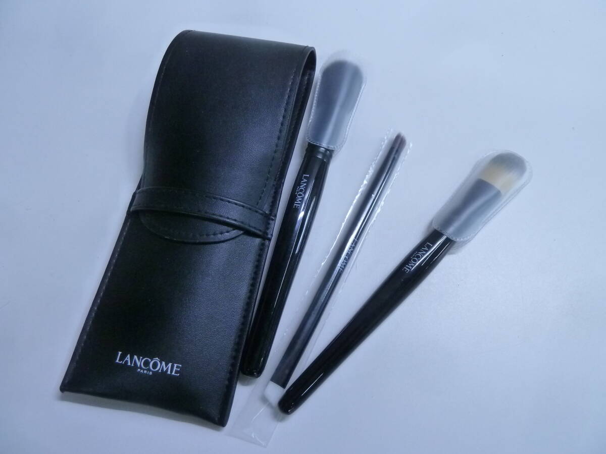 ☆彡未使用　ランコム　メイクブラシ　レザーケース付き　LANCOME☆彡