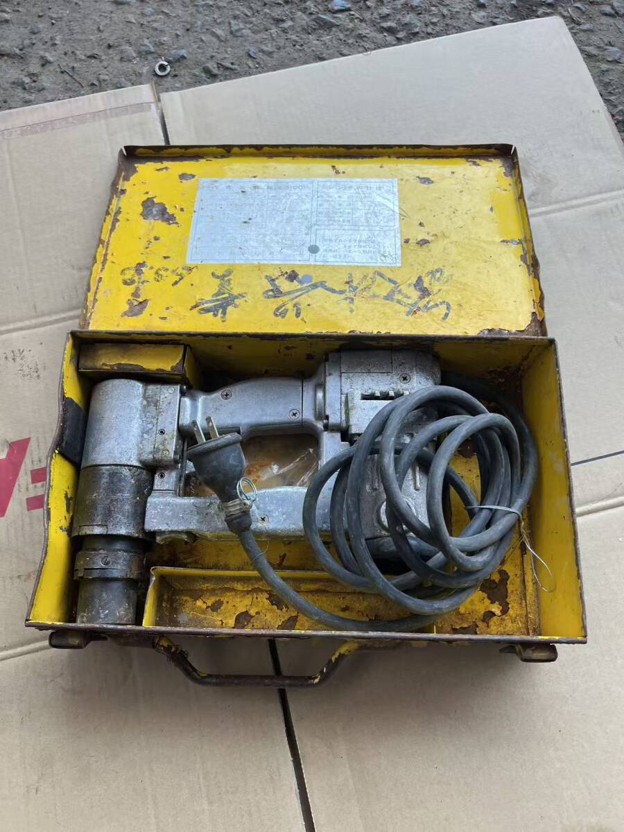 秋田発 TS電動レンチ S-3100 100V 50/60Hz 10.5A 回転数20R.P.M　　ボルト締付機 シャーレンチ 通電確認済み