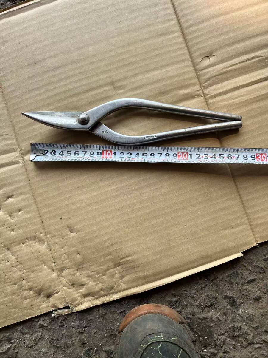 秋田発　盛光(MORIMITSU) 金切鋏 板金鋏 柳刃　全長約00ｍｍ　刃長70mm　 板金はさみ　板金工具 盛光 種光 ハサミ