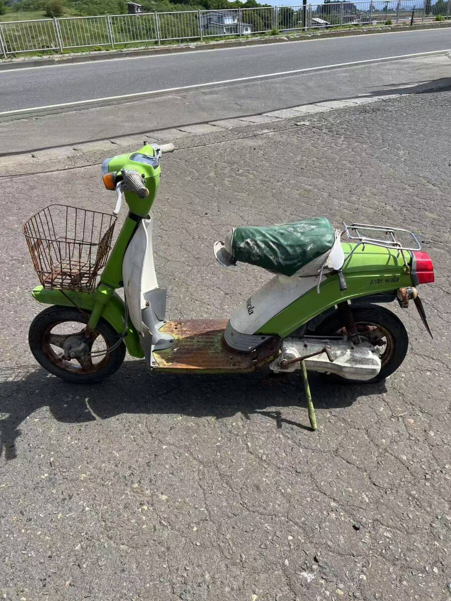 秋田発　パッソーラ/Passola 部品取り車　エンジン不動　キック降りる　販売証明書、鍵なし