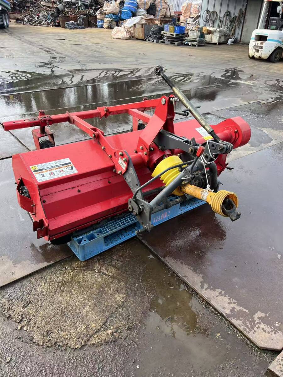 秋田発　ササキ フレールモア ロータリー　ハンマーナイフ KM161　ワンタッチヒッチ　PTOジョイント付き　トラクター用アタッチメント