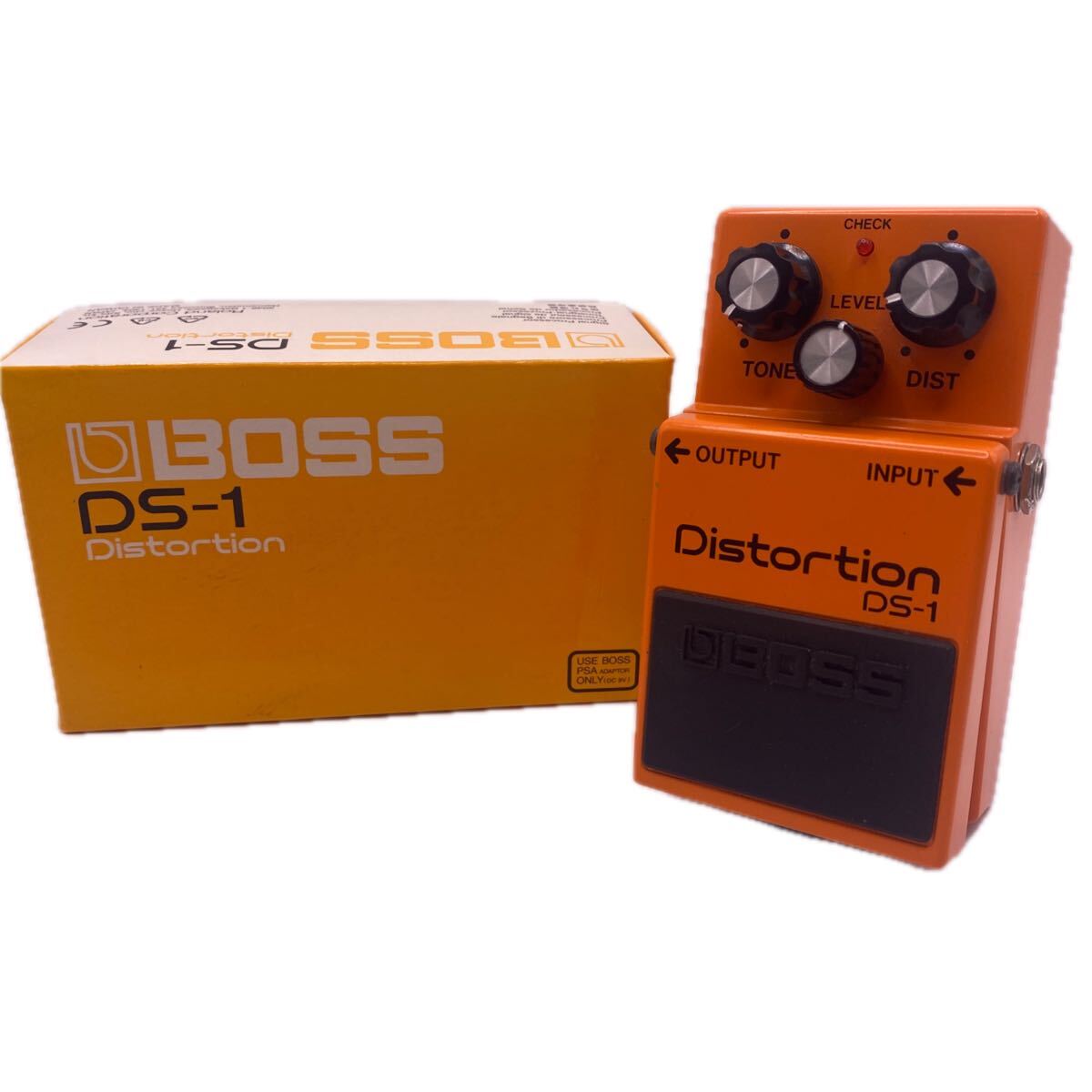 【中古美品】BOSS DS-1 Distortion ボス ディストーション エフェクター★元箱・取扱説明書付き★動作品★