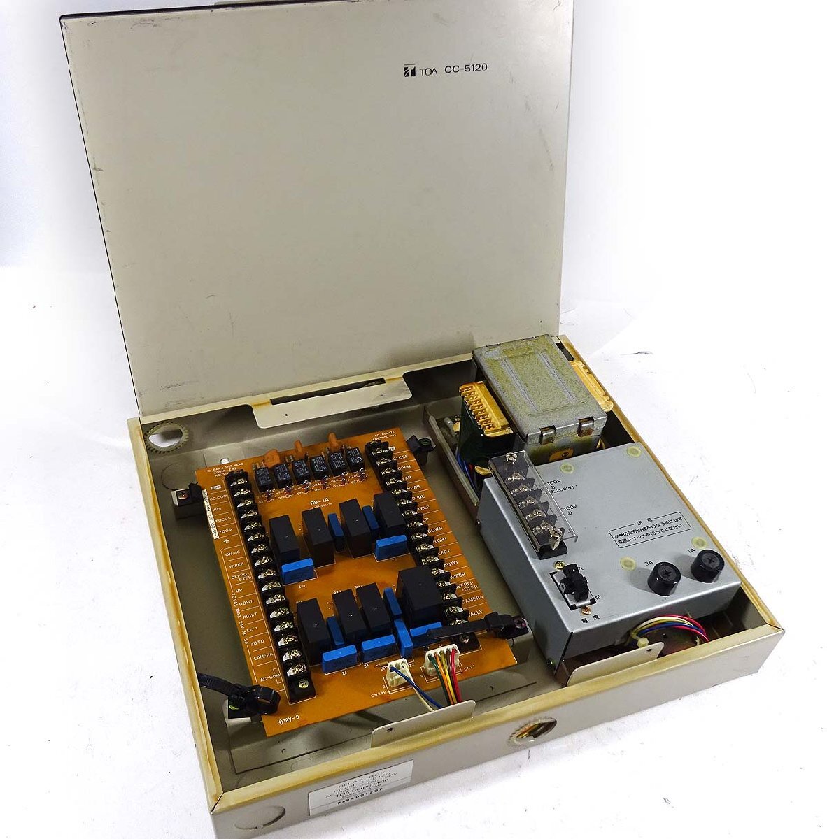 緑屋Re■ TOA　RELAY BOX　CC-5120　接点制御用 リレーボックス　ジャンク　　s/k8/5-162/21-5#120