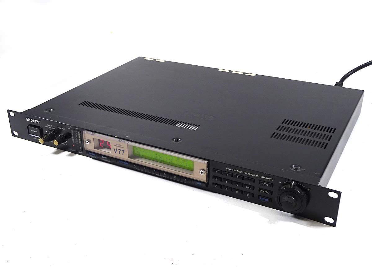 緑屋Re■ SONY ソニー DPS-V77 マルチエフェクト プロセッサー ジャンク 通電品　s/k8/5-123/10-5#120