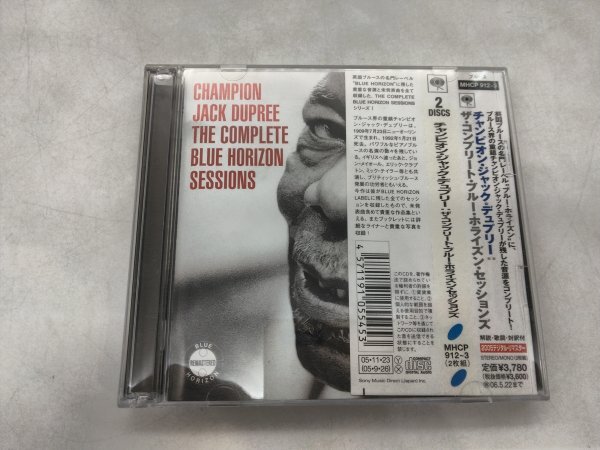 【中古CD】Champion Jack Dupree チャンピオン・ジャック・デュプリー The Complete Blue Horizon Sessions MHCP912-3