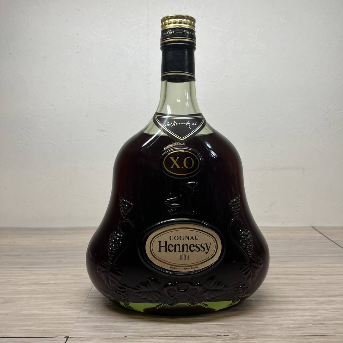 【MH-2962】未開栓品 Hennessy ヘネシー XO 金キャップ グリーンボトル コニャック ブランデー 1000ml 40％