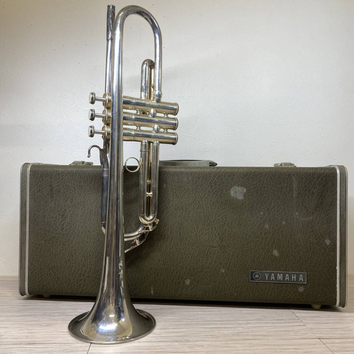 【MH-2992】中古品 YAMAHA YTR-6320S ヤマハ シルバー トランペット 管楽器 楽器 ケース付き 音出し未確認