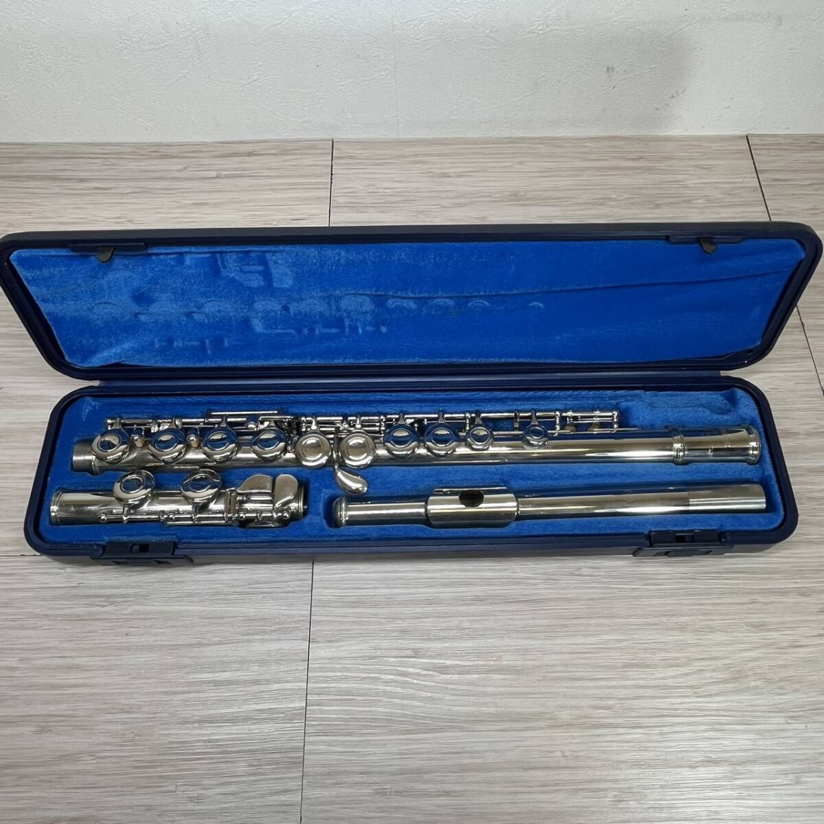 【MH-2983】中古品 YAMAHA YFL-21N フルート 初心者用 入門用 ヤマハ 箱付き 楽器 管楽器 銀メッキ 音出し未確認
