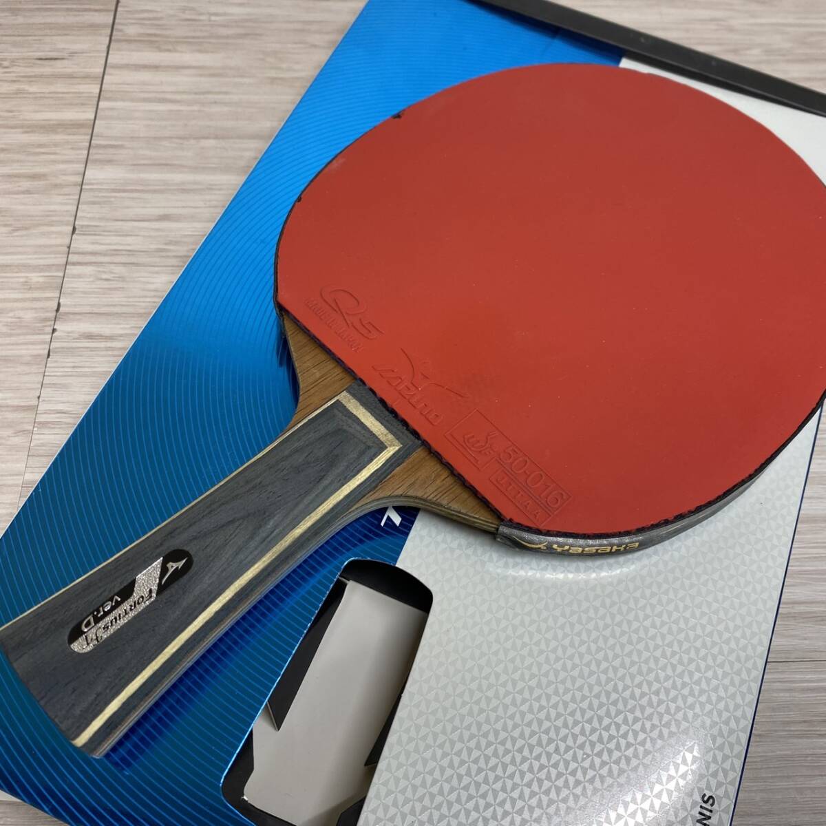 【MH-3005】中古品 MIZUNO ミズノ 卓球ラケット 83GTT70109 FL フォルティウスFT ver.D ラバー付き 箱付き 約193g