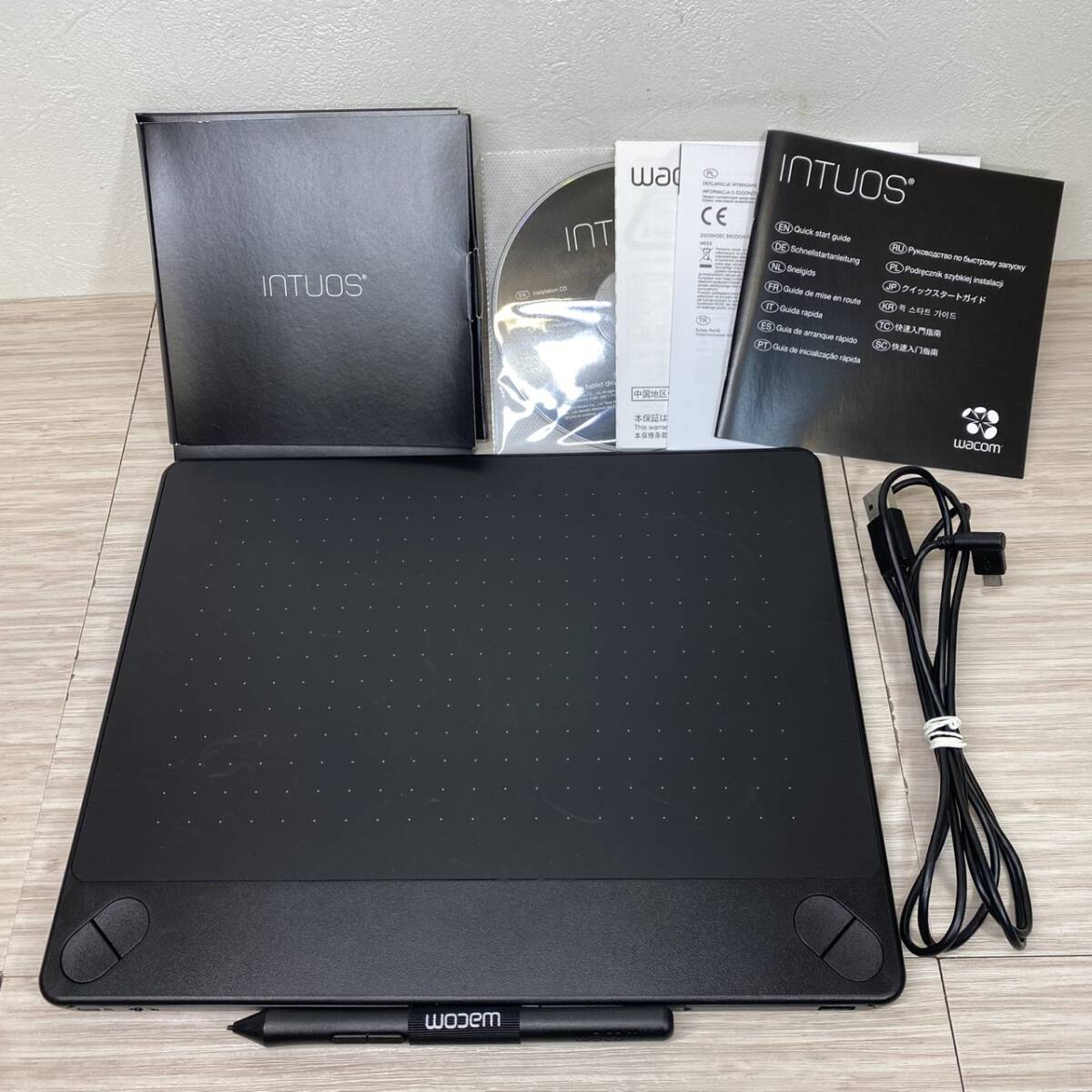 【MH-3040】中古品 Wacom ワコム Intuos ペンタブレット CTH-690 ペンタブ イラスト 箱無し