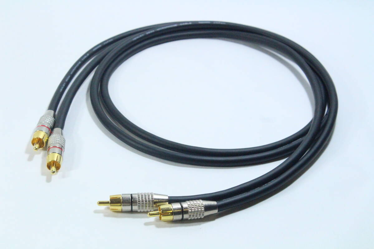 MOGAMI 2534 RCAケーブル【0.5m ペア 2本セット】 モガミ　オーディオ　ラインケーブル