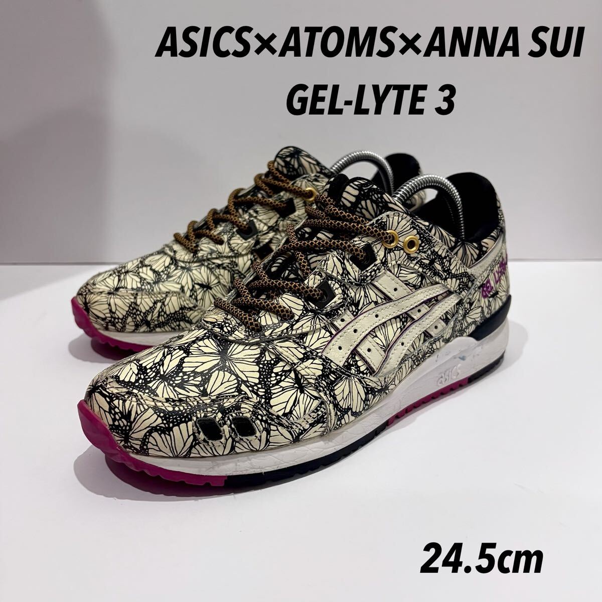 ASICS × ATOMS × ANNA SUI Gel-Lyte 3 OG 24.5cm アシックス アナスイ コラボ ゲルライト3 スニーカー シューズ グラフィック