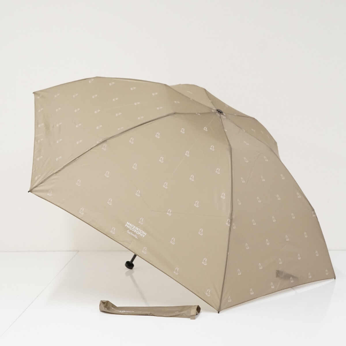 折りたたみ傘 MACKINTOSH PHILOSOPHY マッキントッシュフィロソフィー USED美品 Barbrella バーブレラ 超軽量 猫 55cm FS9579