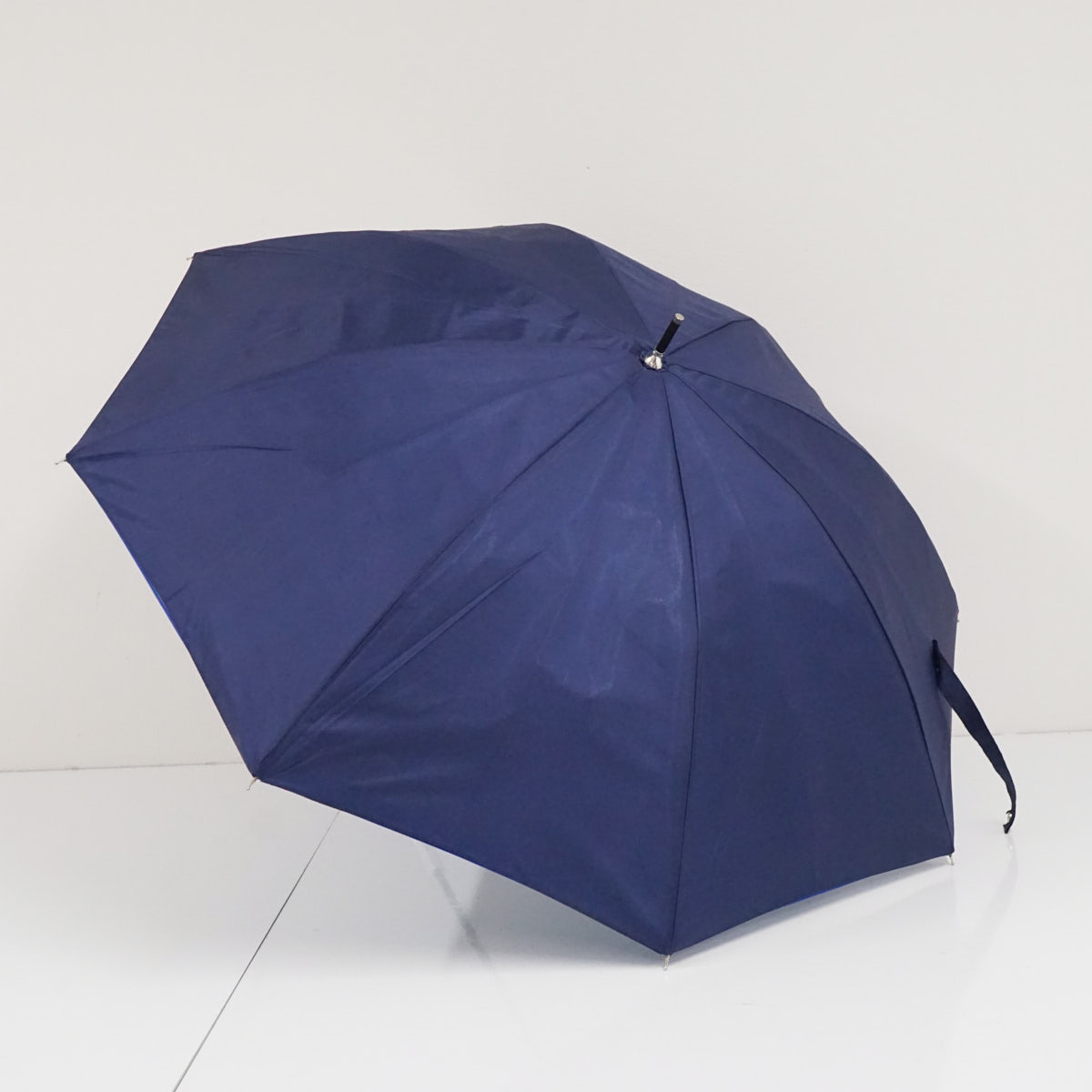 日傘 晴雨兼用 MOONBAT ムーンバット estaa エスタ USED美品 ハニカム断熱パラソル グラデーション ディープブルー UV 遮光 遮熱 A3860