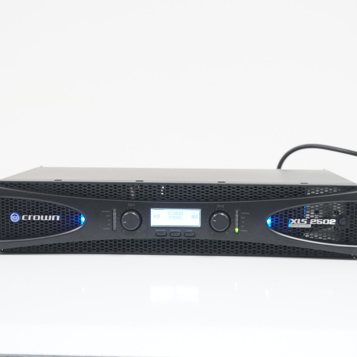 CROWN XLS2502 クラウン ステレオパワーアンプ USED品 PA 高性能 ライブ LIVE イベント 簡易動作確認済 EX0048