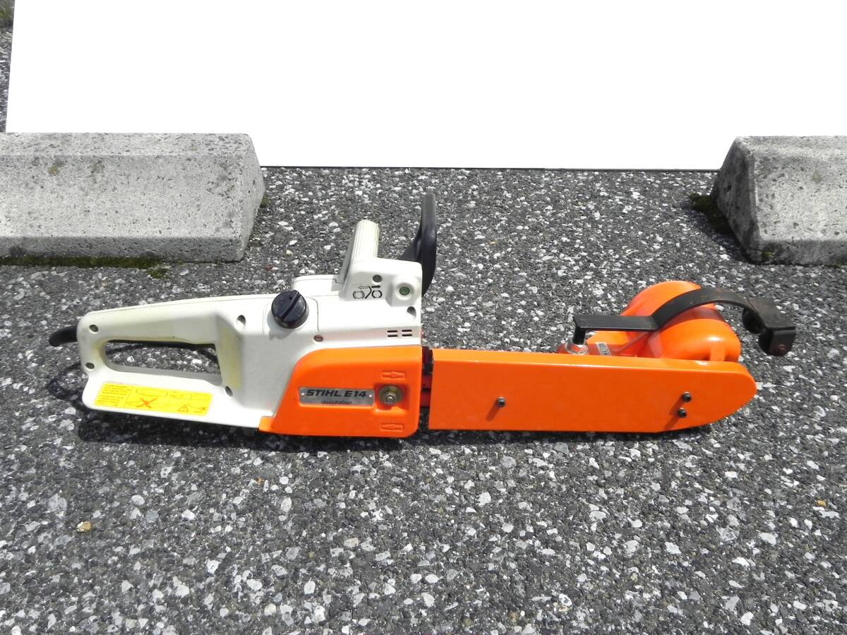 [R7448]STIHL スチール 電動 ウッドバーカー Typ E14 丸太はつり樹 皮むき チェーンソー