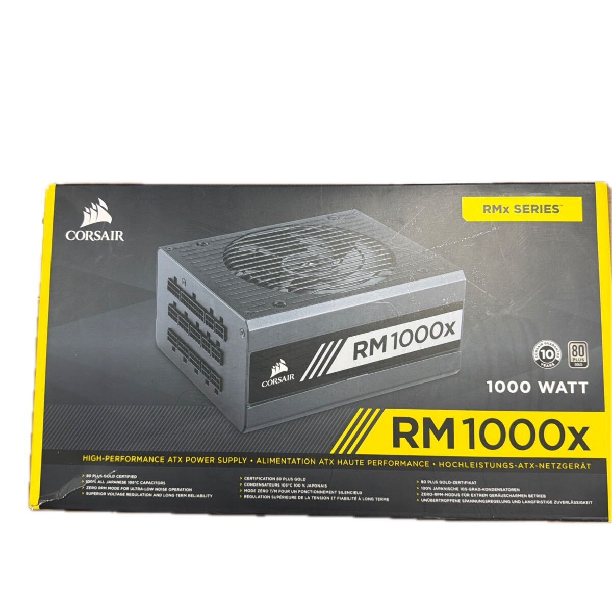 Corsair RM1000x 1000W PC電源ユニット 80PLUS GOLD ATX電源