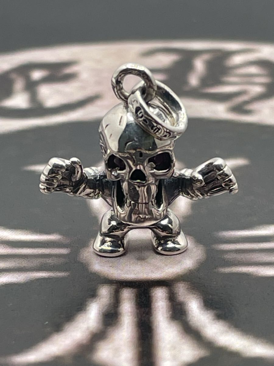 クロムハーツ　FOTI HARRISTEETER CHARM フォティ　ハリスティーター　チャーム　シルバー925 天然パヴェ　＊CHROME HEARTS＊