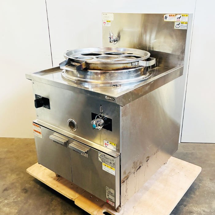 中古｜ガス茹で麺器 TU-2N タニコー 2019年 LPガス ｜動産王｜北海道｜引取｜送料別