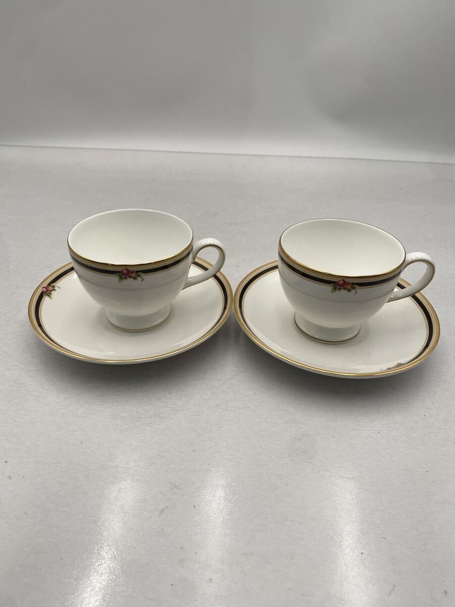 A【300円スタート】WEDGWOOD CLIO カップ&ソーサー ペア セット ウェッジウッド クリオ ティーカップ コーヒーカップ 小皿