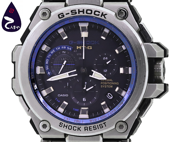 【質Shop天満屋】カシオ G-SHOCK MT-G ソーラー電波時計 メンズ タフソーラー SS/樹脂 モバイルリンク他 MTG-G1000D-1A2JF