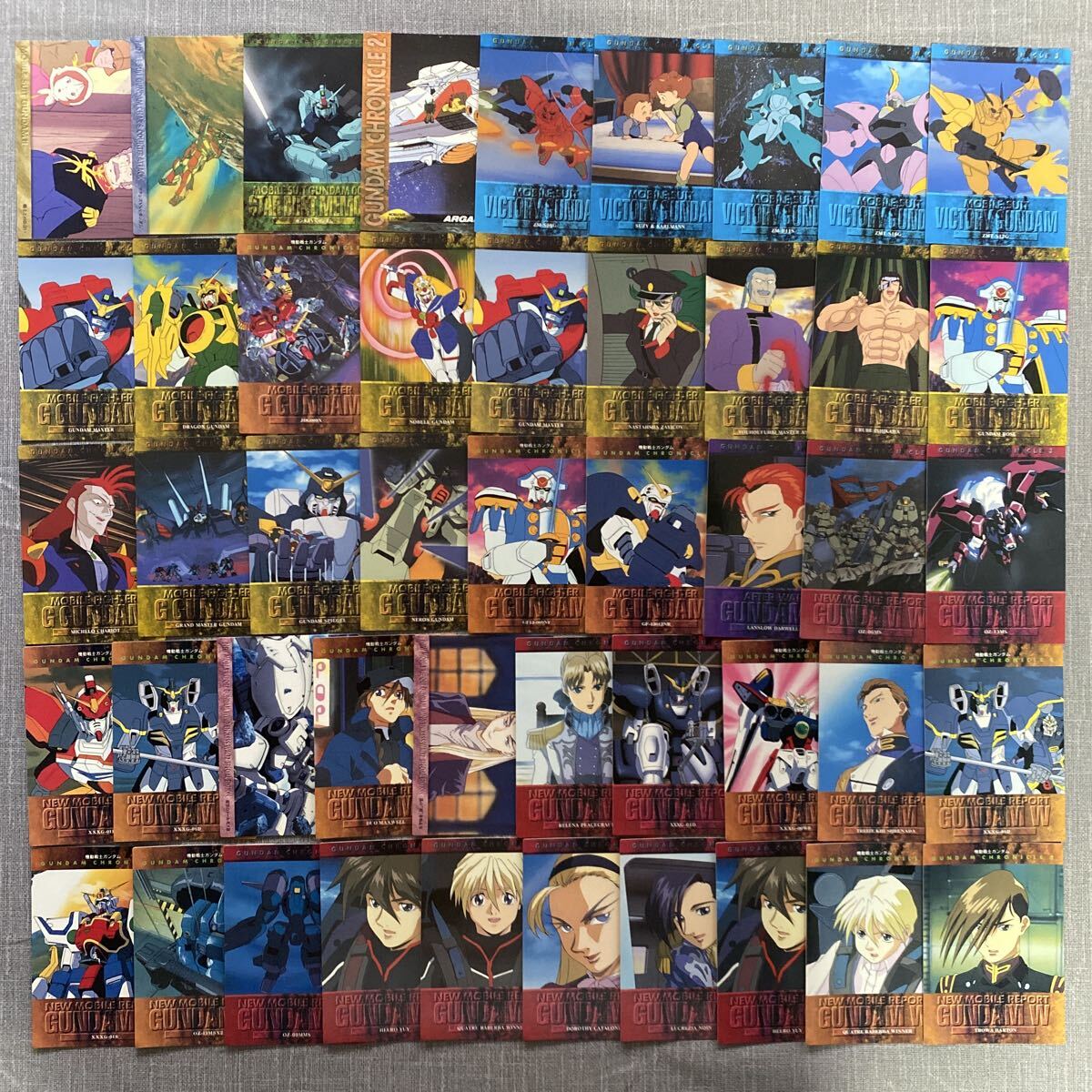 【y1466】 ガンダムクロニクル カードダスマスターズ 絶版 まとめ売り 47枚