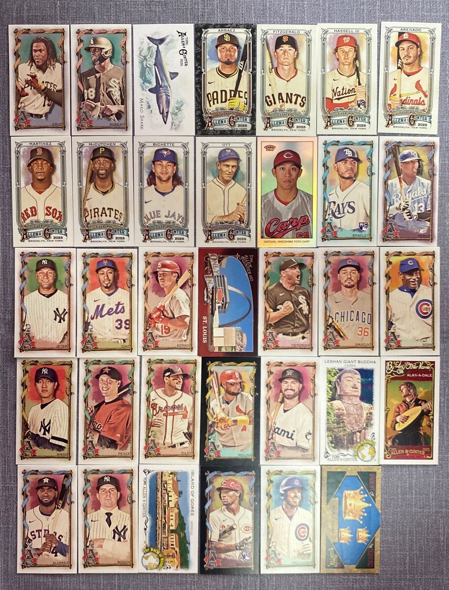 【y1418】 Topps ミニカード まとめ売り 34枚