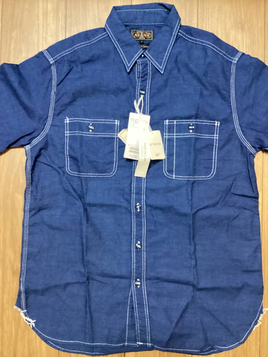 Beams Plus シャンブレーワークシャツ beams+ ビームスプラス