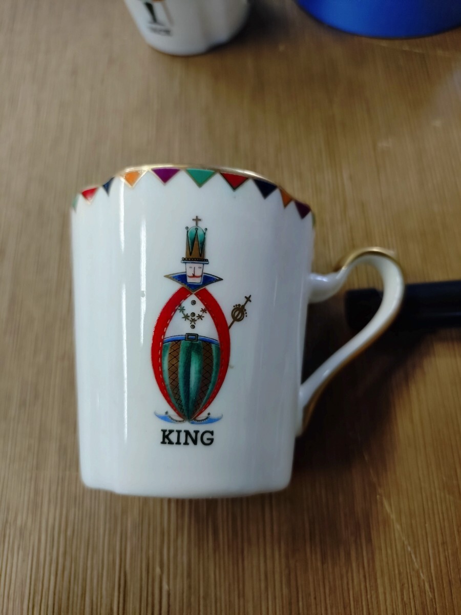 たち吉トランプ柄　　　　　　　　Adam&ive　　　　　　　　　　　KING　　JACK　2個セット　　　　　 カップ ペア