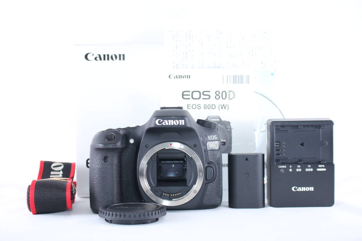 ★超極上★キャノン CANON EOS 80D ボディ ★完動★#D001