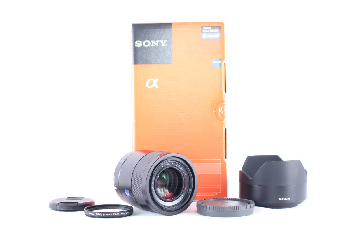 ★超極上★ソニー SONY Carl Zeiss Sonnar FE 55mm F1.8 ZA ★完動★#D054