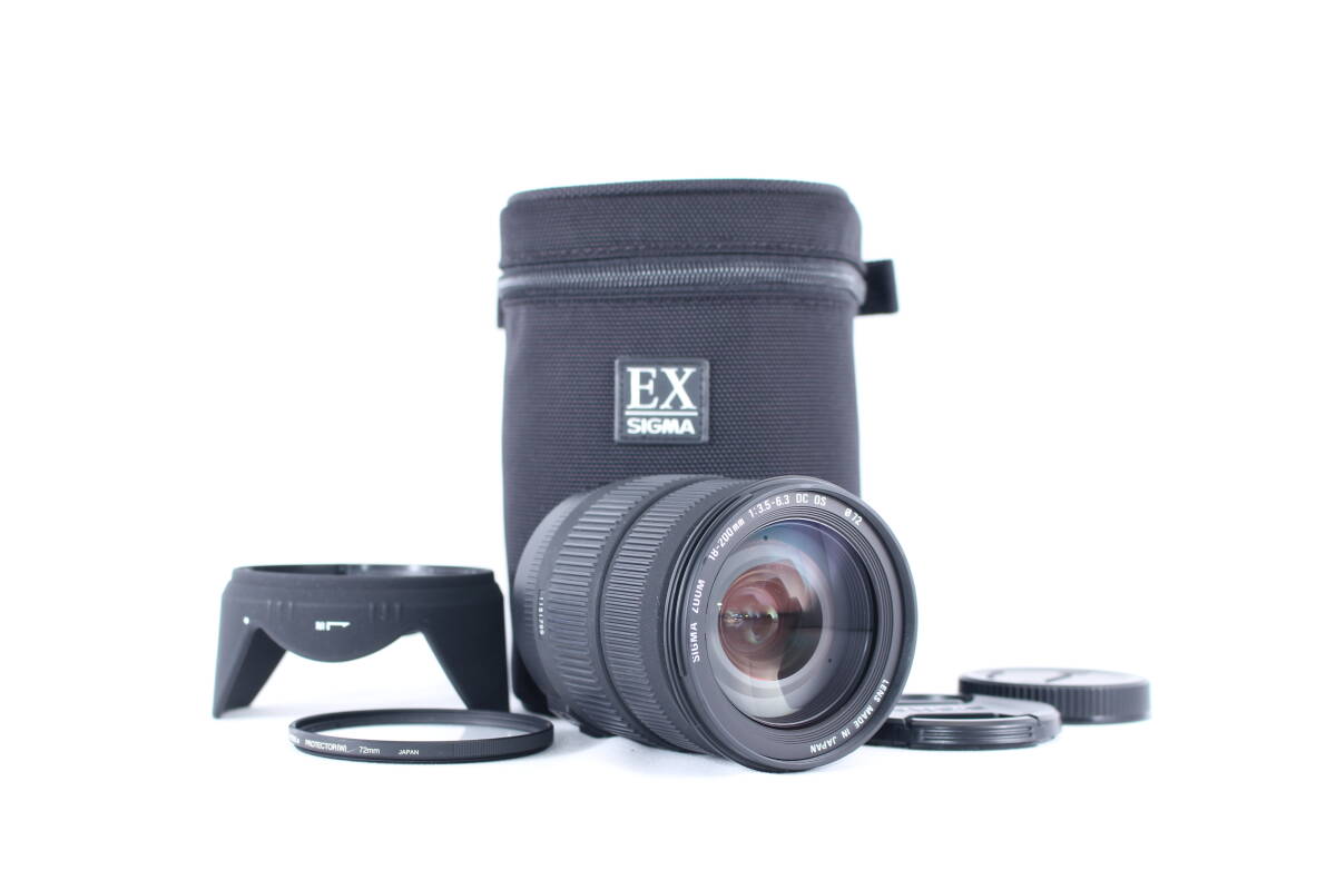 ★極上美品★シグマ SIGMA 18-200mm F3.5-6.3 DC OS CANON ★完動★#D013