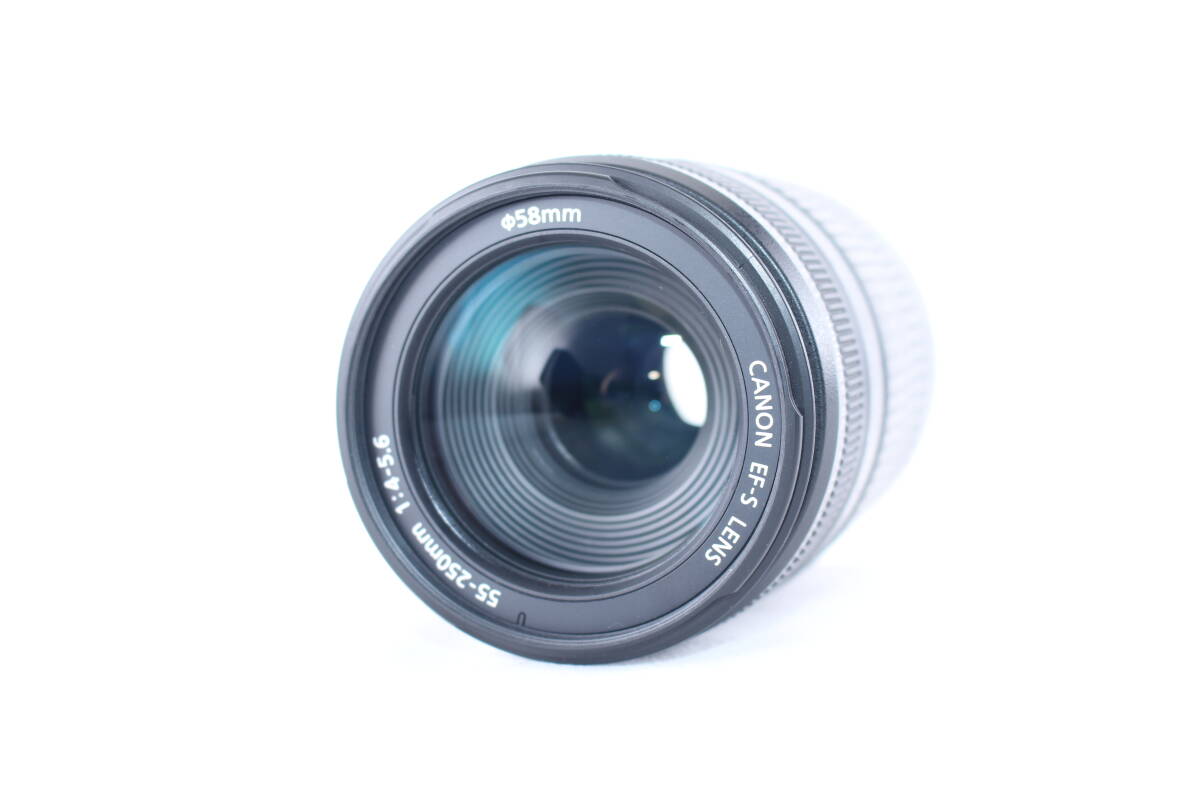 ★極上美品★キャノン CANON EF-S 55-250mm F4-5.6 IS ★完動★#D035