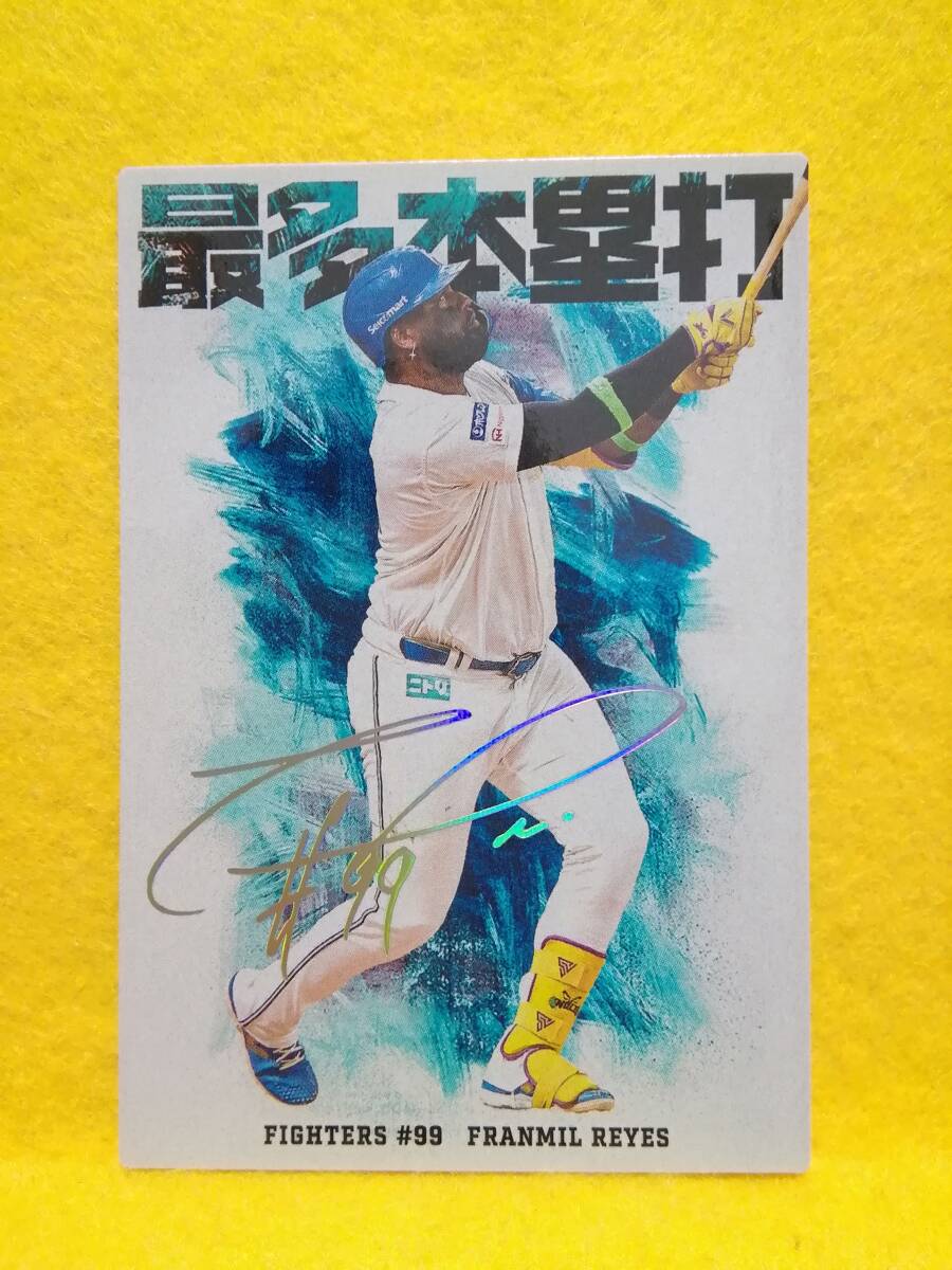 Ｆ．レイエス　外野手（ＨＲ-０２）／北海道日本ハムファイターズ■２０２６カルビープロ野球チップス第１弾■チーム本塁打王カード