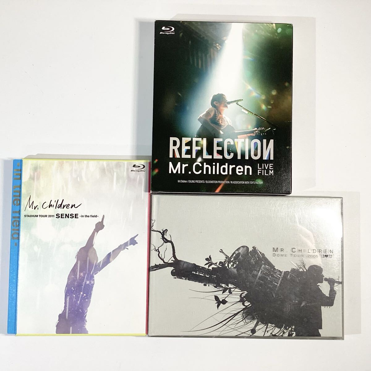 Mr.Children ミスチル REFLECTION Live&Film Stadium Tour 2011 SENSE -in the field Dome Tour 2005 I U 3点 セット DVD まとめ 