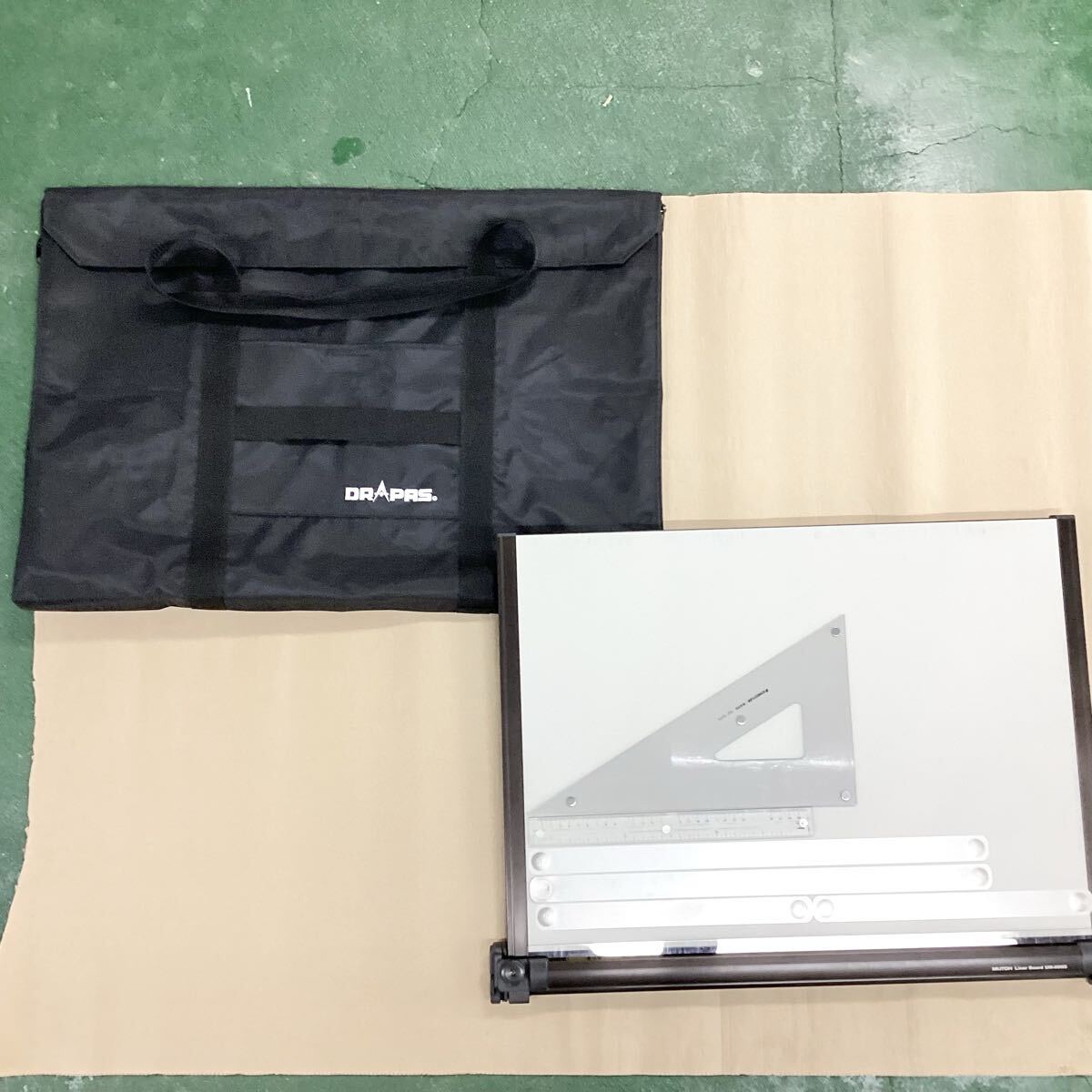MUTOH UM-06N5 平行定規 ライナーボード ムトー DRAPAS 専用ナイロンバッグ入り 建築士試験 A2 製図板 建築 図面 設計士 中古品