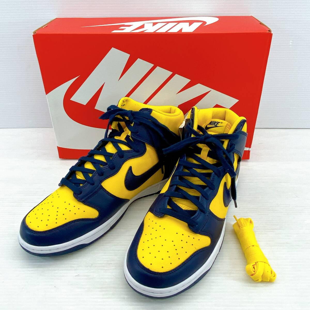 ★NIKE ナイキ ダンク HIGH レトロ SE シーズナルエディション バーシティメイズ ミシガン 30cm HF3143-700 実使用無し★
