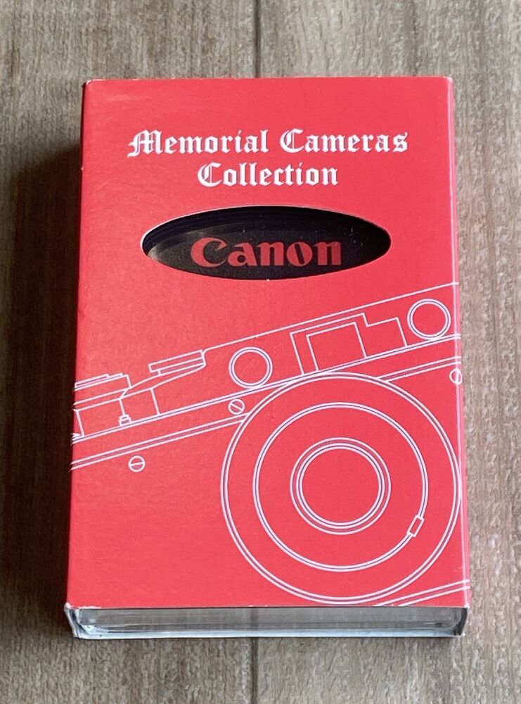 送料込◆新品未使用未開封◆Canon トランプ Memorial Cameras Collection◆キヤノン メモリアル カメラ コレクション◆003