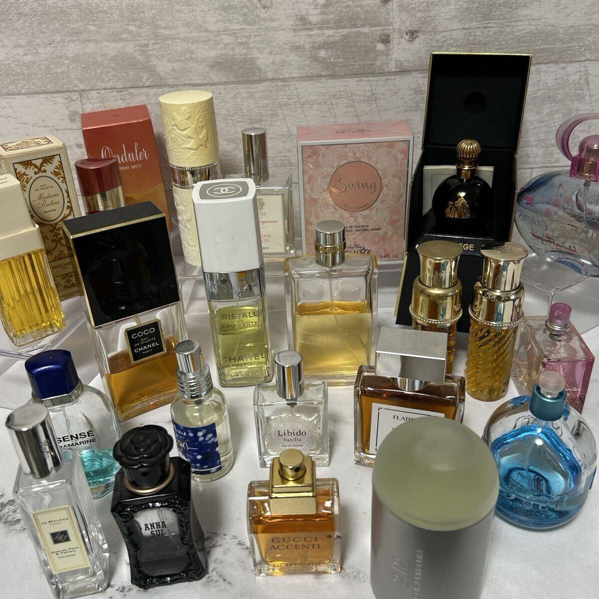 1スタ ブランド香水 香水まとめ 大量　フレグランス CHANEL シャネル GUCCI LANVHN 中古 ヴィンテージ香水 レア 香水おまとめ 1円〜 4a